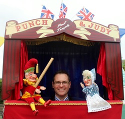 Paul Temple with Punch & Judy